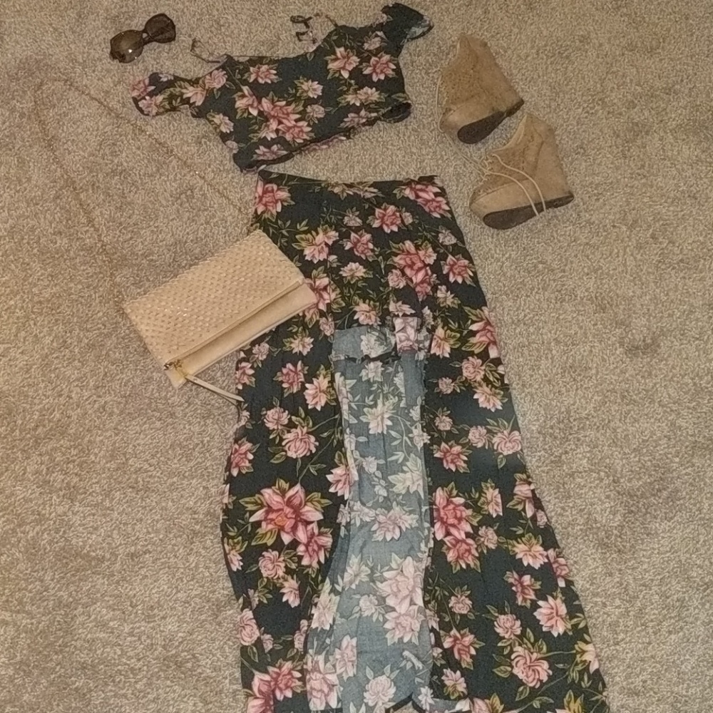 Floral two piece set